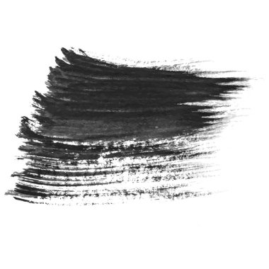 Vektör suluboya fırça darbesi. El çizimi tasarım ögesi beyaz arkaplanda izole edildi