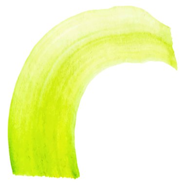 Vektör suluboya fırça darbesi. El çizimi tasarım ögesi beyaz arkaplanda izole edildi