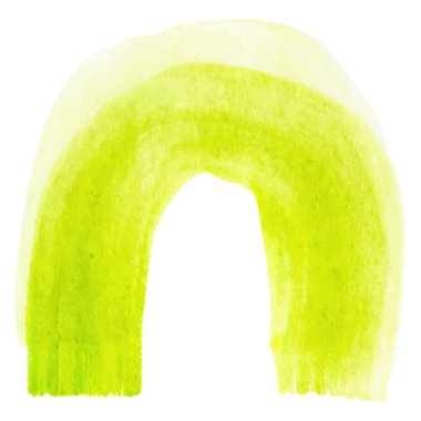 Vektör suluboya fırça darbesi. El çizimi tasarım ögesi beyaz arkaplanda izole edildi