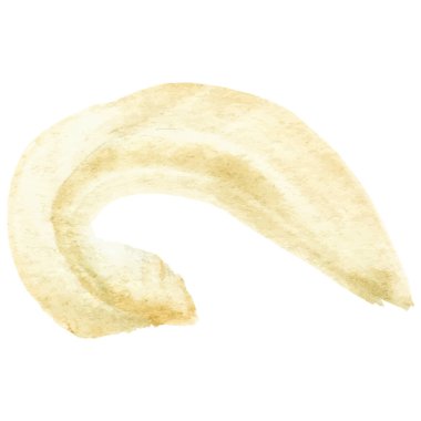 Vektör suluboya fırça darbesi. El çizimi tasarım ögesi beyaz arkaplanda izole edildi