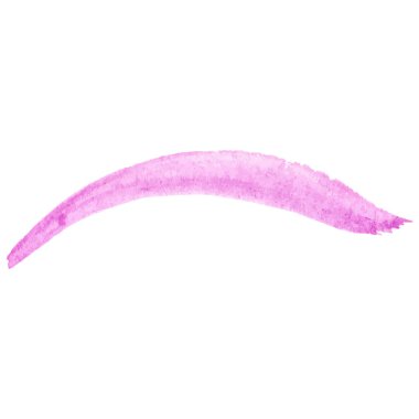 Vektör suluboya fırça darbesi. El çizimi tasarım ögesi beyaz arkaplanda izole edildi