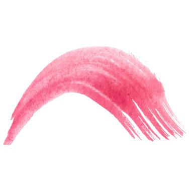 Vektör suluboya fırça darbesi. El çizimi tasarım ögesi beyaz arkaplanda izole edildi