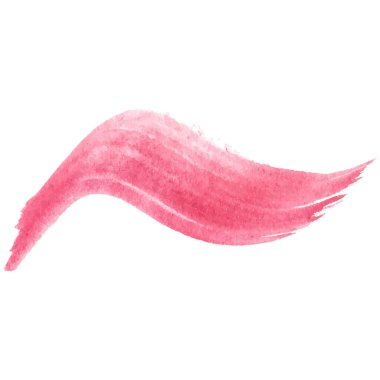 Vektör suluboya fırça darbesi. El çizimi tasarım ögesi beyaz arkaplanda izole edildi