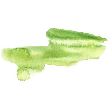 Vektör suluboya fırça darbesi. El çizimi tasarım ögesi beyaz arkaplanda izole edildi