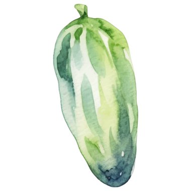 Suluboya meyve verir. El çizimi taze gıda tasarım elementi beyaz arka planda izole.