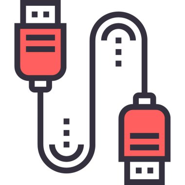 Eklenti tasarımı kavramının modern düz çizgi vektör illüstrasyon simgesi. Mobil ve web grafikleri için simge. Taslak sembol, logo yaratıcı konsept. Basit ve temiz doğrusal pictogram