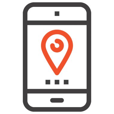 Çağdaş düz çizgi vektör çizim simgesi tasarım konsepti. Mobil cihazlar için simge ve web grafik. Düz çizgi sembolü, logo yaratıcı kavramı. Basit ve temiz düz çizgi piktogram