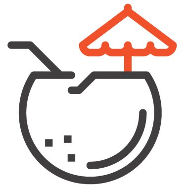 Çağdaş düz çizgi vektör çizim simgesi tasarım konsepti. Mobil cihazlar için simge ve web grafik. Düz çizgi sembolü, logo yaratıcı kavramı. Basit ve temiz düz çizgi piktogram