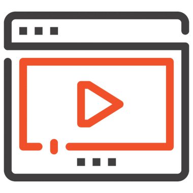 Çağdaş düz çizgi vektör çizim simgesi tasarım konsepti. Mobil cihazlar için simge ve web grafik. Düz çizgi sembolü, logo yaratıcı kavramı. Basit ve temiz düz çizgi piktogram