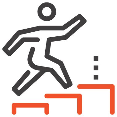 Çağdaş düz çizgi vektör çizim simgesi tasarım konsepti. Mobil cihazlar için simge ve web grafik. Düz çizgi sembolü, logo yaratıcı kavramı. Basit ve temiz düz çizgi piktogram