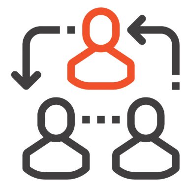 Çağdaş düz çizgi vektör çizim simgesi tasarım konsepti. Mobil cihazlar için simge ve web grafik. Düz çizgi sembolü, logo yaratıcı kavramı. Basit ve temiz düz çizgi piktogram