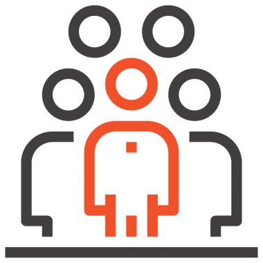 Çağdaş düz çizgi vektör çizim simgesi tasarım konsepti. Mobil cihazlar için simge ve web grafik. Düz çizgi sembolü, logo yaratıcı kavramı. Basit ve temiz düz çizgi piktogram