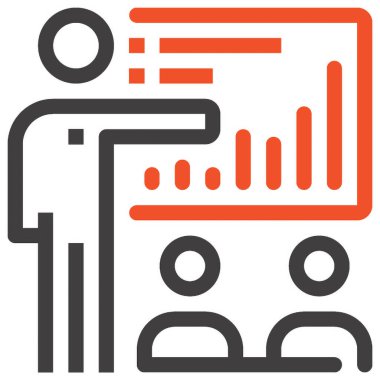 Çağdaş düz çizgi vektör çizim simgesi tasarım konsepti. Mobil cihazlar için simge ve web grafik. Düz çizgi sembolü, logo yaratıcı kavramı. Basit ve temiz düz çizgi piktogram