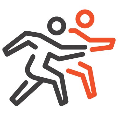 Çağdaş düz çizgi vektör çizim simgesi tasarım konsepti. Mobil cihazlar için simge ve web grafik. Düz çizgi sembolü, logo yaratıcı kavramı. Basit ve temiz düz çizgi piktogram