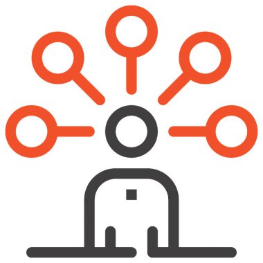 Çağdaş düz çizgi vektör çizim simgesi tasarım konsepti. Mobil cihazlar için simge ve web grafik. Düz çizgi sembolü, logo yaratıcı kavramı. Basit ve temiz düz çizgi piktogram