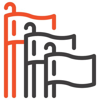 Çağdaş düz çizgi vektör çizim simgesi tasarım konsepti. Mobil cihazlar için simge ve web grafik. Düz çizgi sembolü, logo yaratıcı kavramı. Basit ve temiz düz çizgi piktogram