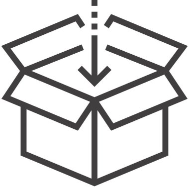 Veri depolama kavramının modern düz çizgi vektör illüstrasyon simgesi. Mobil ve web grafikleri için simge. Taslak sembol, logo yaratıcı konsept. Basit ve temiz doğrusal pictogram