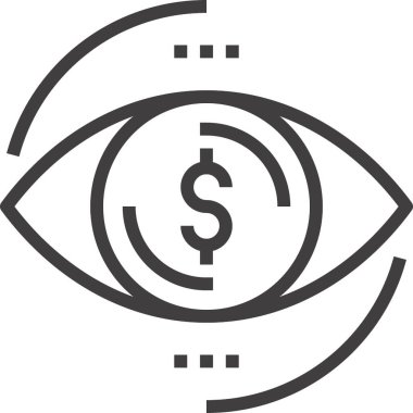 Dönüştürme pazarlama tasarım konseptinin modern düz çizgi vektör illüstrasyon simgesi. Mobil ve web grafikleri için simge. Taslak sembol, logo yaratıcı konsept. Basit ve temiz doğrusal pictogram