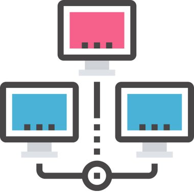 Modern düz vektör çizim simgesi tasarım konsepti. Mobil cihazlar için simge ve web grafik. Düz sembol, logo yaratıcı kavramı. Basit ve temiz düz piktogram