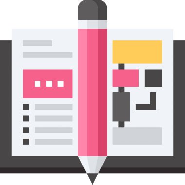 Modern düz vektör çizim simgesi tasarım konsepti. Mobil cihazlar için simge ve web grafik. Düz sembol, logo yaratıcı kavramı. Basit ve temiz düz piktogram