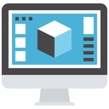 Modern düz vektör çizim simgesi tasarım konsepti. Mobil cihazlar için simge ve web grafik. Düz sembol, logo yaratıcı kavramı. Basit ve temiz düz piktogram