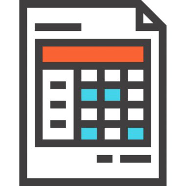 Çağdaş düz çizgi vektör çizim simgesi tasarım konsepti. Mobil cihazlar için simge ve web grafik. Düz çizgi sembolü, logo yaratıcı kavramı. Basit ve temiz düz çizgi piktogram
