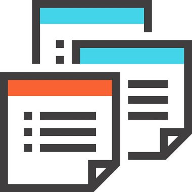 Çağdaş düz çizgi vektör çizim simgesi tasarım konsepti. Mobil cihazlar için simge ve web grafik. Düz çizgi sembolü, logo yaratıcı kavramı. Basit ve temiz düz çizgi piktogram