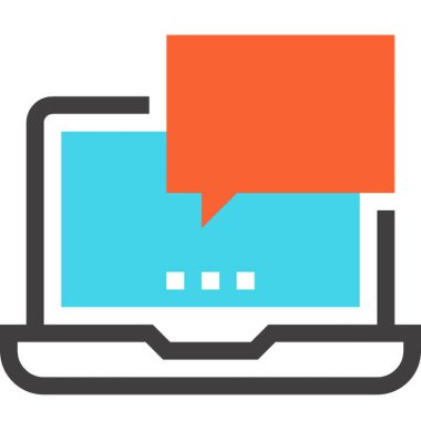 Çağdaş düz çizgi vektör çizim simgesi tasarım konsepti. Mobil cihazlar için simge ve web grafik. Düz çizgi sembolü, logo yaratıcı kavramı. Basit ve temiz düz çizgi piktogram