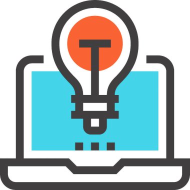 Çağdaş düz çizgi vektör çizim simgesi tasarım konsepti. Mobil cihazlar için simge ve web grafik. Düz çizgi sembolü, logo yaratıcı kavramı. Basit ve temiz düz çizgi piktogram