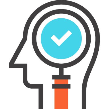 Çağdaş düz çizgi vektör çizim simgesi tasarım konsepti. Mobil cihazlar için simge ve web grafik. Düz çizgi sembolü, logo yaratıcı kavramı. Basit ve temiz düz çizgi piktogram