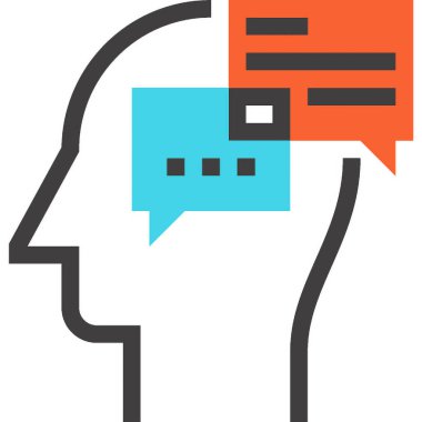 Çağdaş düz çizgi vektör çizim simgesi tasarım konsepti. Mobil cihazlar için simge ve web grafik. Düz çizgi sembolü, logo yaratıcı kavramı. Basit ve temiz düz çizgi piktogram