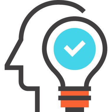 Çağdaş düz çizgi vektör çizim simgesi tasarım konsepti. Mobil cihazlar için simge ve web grafik. Düz çizgi sembolü, logo yaratıcı kavramı. Basit ve temiz düz çizgi piktogram