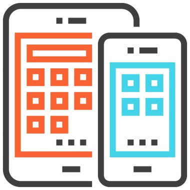 Modern çizgi vektör illüstrasyon ikonu tasarımı konsepti. Mobil ve web grafikleri için simge. Düz sembol, logo yaratıcı konsept. Basit ve temiz düz resim.