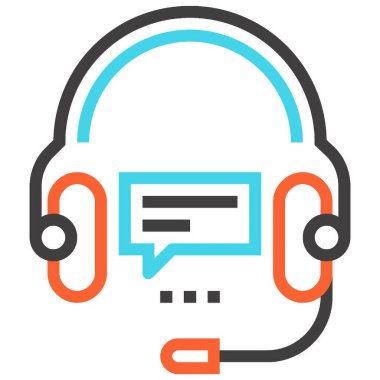 Modern çizgi vektör illüstrasyon ikonu tasarımı konsepti. Mobil ve web grafikleri için simge. Düz sembol, logo yaratıcı konsept. Basit ve temiz düz resim.