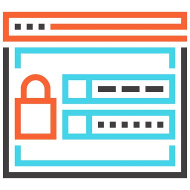 Modern çizgi vektör illüstrasyon ikonu tasarımı konsepti. Mobil ve web grafikleri için simge. Düz sembol, logo yaratıcı konsept. Basit ve temiz düz resim.