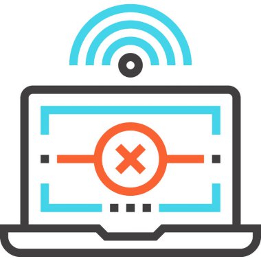 Modern çizgi vektör illüstrasyon ikonu tasarımı konsepti. Mobil ve web grafikleri için simge. Düz sembol, logo yaratıcı konsept. Basit ve temiz düz resim.