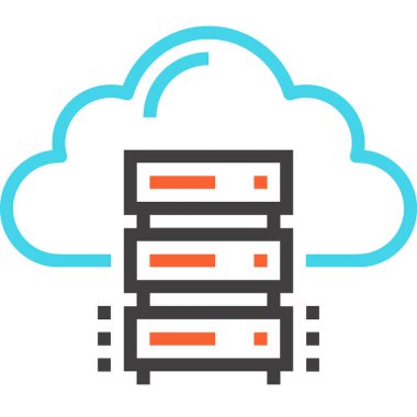 Modern çizgi vektör illüstrasyon ikonu tasarımı konsepti. Mobil ve web grafikleri için simge. Düz sembol, logo yaratıcı konsept. Basit ve temiz düz resim.