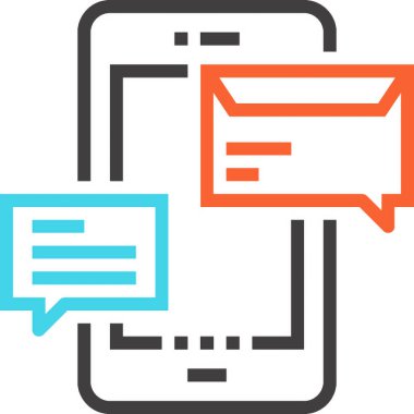 Modern çizgi vektör illüstrasyon ikonu tasarımı konsepti. Mobil ve web grafikleri için simge. Düz sembol, logo yaratıcı konsept. Basit ve temiz düz resim.