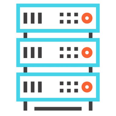 Modern çizgi vektör illüstrasyon ikonu tasarımı konsepti. Mobil ve web grafikleri için simge. Düz sembol, logo yaratıcı konsept. Basit ve temiz düz resim.