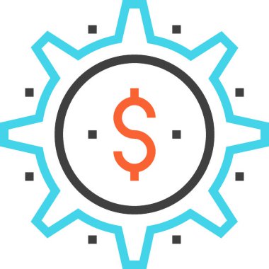 Modern çizgi vektör illüstrasyon ikonu tasarımı konsepti. Mobil ve web grafikleri için simge. Düz sembol, logo yaratıcı konsept. Basit ve temiz düz resim.