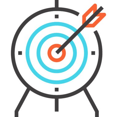 Modern çizgi vektör illüstrasyon ikonu tasarımı konsepti. Mobil ve web grafikleri için simge. Düz sembol, logo yaratıcı konsept. Basit ve temiz düz resim.