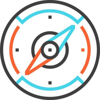 Modern çizgi vektör illüstrasyon ikonu tasarımı konsepti. Mobil ve web grafikleri için simge. Düz sembol, logo yaratıcı konsept. Basit ve temiz düz resim.