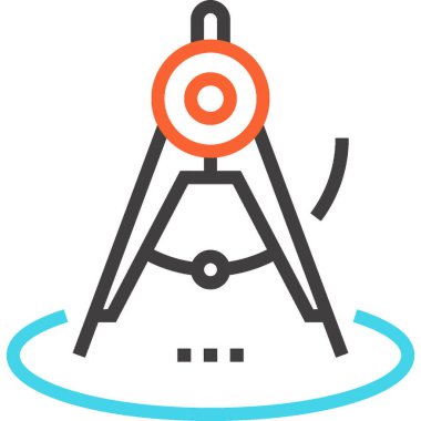 Modern çizgi vektör illüstrasyon ikonu tasarımı konsepti. Mobil ve web grafikleri için simge. Düz sembol, logo yaratıcı konsept. Basit ve temiz düz resim.