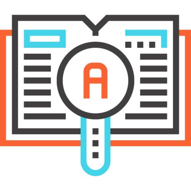 Modern çizgi vektör illüstrasyon ikonu tasarımı konsepti. Mobil ve web grafikleri için simge. Düz sembol, logo yaratıcı konsept. Basit ve temiz düz resim.