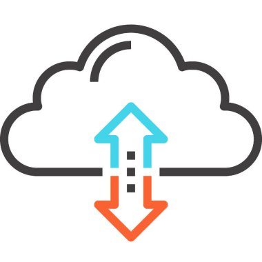 Modern çizgi vektör illüstrasyon ikonu tasarımı konsepti. Mobil ve web grafikleri için simge. Düz sembol, logo yaratıcı konsept. Basit ve temiz düz resim.