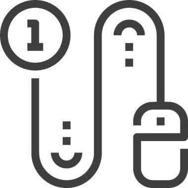 Çağdaş düz çizgi vektör çizim simgesi tasarım konsepti. Mobil cihazlar için simge ve web grafik. Düz çizgi sembolü, logo yaratıcı kavramı. Basit ve temiz düz çizgi piktogram