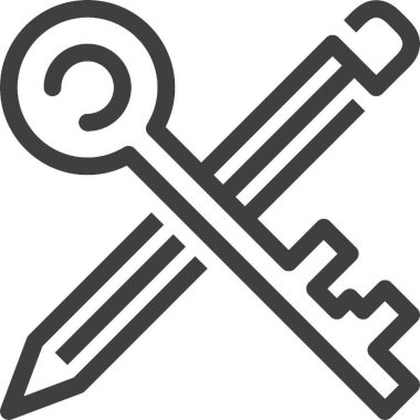 Çağdaş düz çizgi vektör çizim simgesi tasarım konsepti. Mobil cihazlar için simge ve web grafik. Düz çizgi sembolü, logo yaratıcı kavramı. Basit ve temiz düz çizgi piktogram