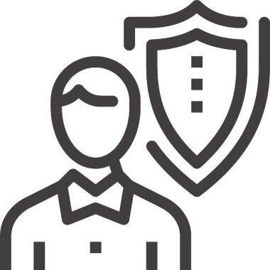 Çağdaş düz çizgi vektör çizim simgesi tasarım konsepti. Mobil cihazlar için simge ve web grafik. Düz çizgi sembolü, logo yaratıcı kavramı. Basit ve temiz düz çizgi piktogram