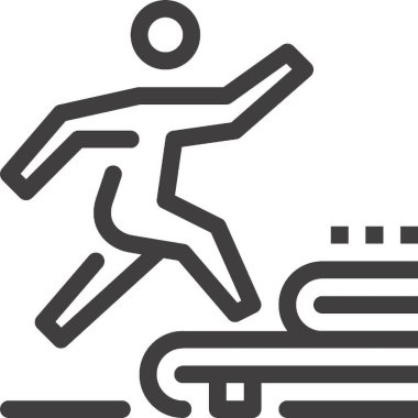 Çağdaş düz çizgi vektör çizim simgesi tasarım konsepti. Mobil cihazlar için simge ve web grafik. Düz çizgi sembolü, logo yaratıcı kavramı. Basit ve temiz düz çizgi piktogram