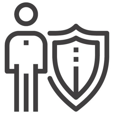 Çağdaş düz çizgi vektör çizim simgesi tasarım konsepti. Mobil cihazlar için simge ve web grafik. Düz çizgi sembolü, logo yaratıcı kavramı. Basit ve temiz düz çizgi piktogram